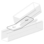 iDuct 45 Degree Obtuse Angle Bracket - ID-FB128_45