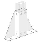 iDuct Double Channel Gusset Bracket - ID-FB109-82